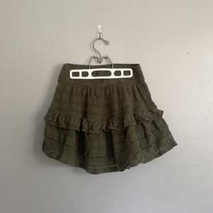 green skirt never worn